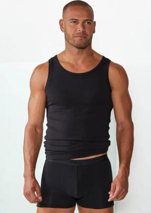 s.Oliver Unterhemd (1-St) Unterhemd mit Overlock-Nähten aus Baumwollmischung