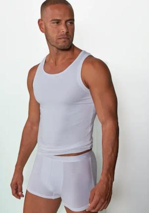 s.Oliver Unterhemd 1 Stk. Unterhemd mit Overlock-Nähten aus Baumwollmischung