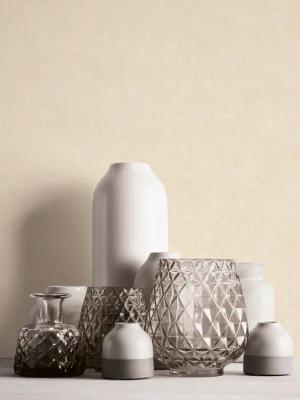 s.Oliver Vliestapete "Uni Tapete mit feiner Leinenoptik, Farbe Creme Weiß" uni strukturiert Wandtapete in Textil-Optik für Wohnzimmer, Schlafzimmer