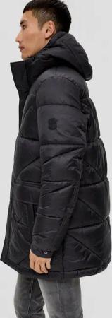 s.Oliver Winterjacke Outdoor-Jacke Steppjacke mit Label-Patch