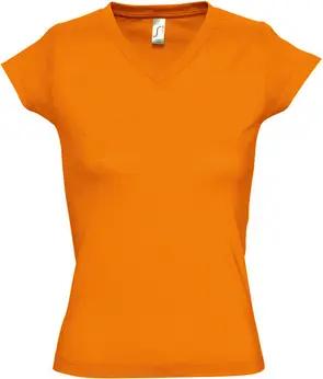 Sols  T-Shirt MOON COLORS GIRL-camiseta mujer cuello pico -  100% algodón