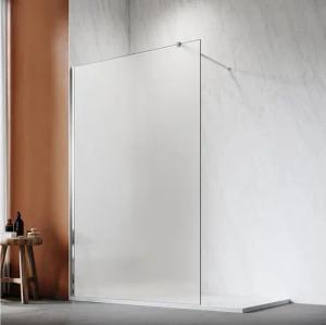 SONNI Walk-in-Dusche Walk-In Dusche,Vollsatiniert/ Teilsatiniert Glas,80-140cm,Höhe: 200cm, 8mm NANO ESG GLAS