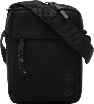 SONS OF ALOHA Umhängetasche Freizeittasche groß Sporttasche Zoll schwarz, Umhängetasche, Cross-Body Bag, recyceltes PET, schwarz