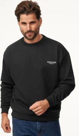 SOULSTAR Sweatshirt S2PAJU Herren Oversize Pullover mit Rundhals-Ausschnitt Crew-Neck Sweater