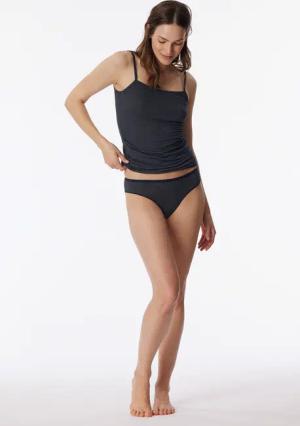 Spaghettitops 2er-Pack nachtblau geringelt - Modal Essentials 48