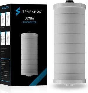 sparkpod Filter-Set Dusche Badewanne Hochleistungs-Duschfilter für Hautpflege, Zubehör für Alle Standard-Duschköpfe mit ½-Zoll-Rohranschluss kompatibel., Filtert Chlor und Schwermetalle, verbessert Haut- und Haargesundheit