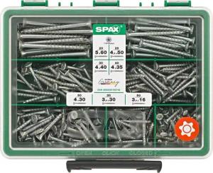 SPAX Holzbauschraube Spax Sortimentskasten Senkkopf TRX - 245 Stk.