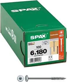 SPAX® Holzbauschrauben T30 Tellerkopf WIROX 0251010601805 6 mm x 180 mm, 100 St.