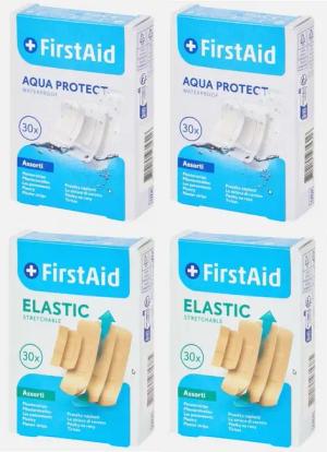 Spectrum Wundpflaster First Aid Aqua Protect Wasserfest-Pflaster, Elastic-Pflaster