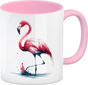 speecheese Tasse Rosa Flamingo Kaffeebecher in rosa