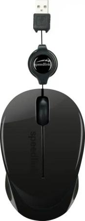 Speedlink BEENIE Mobile Mouse silent Maus (kabelgebunden, kompakte Maus kabelgebunden USB, einstellbare Kabellänge)