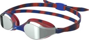 Speedo Hyper Flyer Mirror Junior Skibrille – Marineblau/Rot/Silber