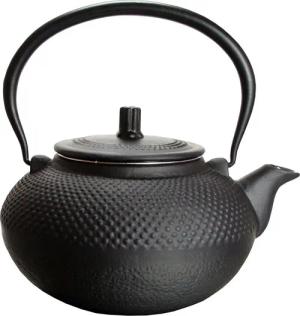 Spetebo Teekanne Teekanne aus Gusseisen - 1,5 Liter, 1,5 l, massive Eisen Kanne mit Teesieb