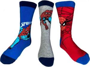 Spiderman Freizeitsocken 3x Spiderman Kindersocken Strümpfe Jungen + Mädchen