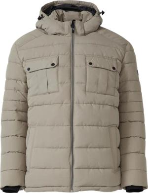 Sportive Puffer-Jacke mit abnehmbarer Kapuze