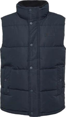 Sportive Steppweste mit Logo-Details