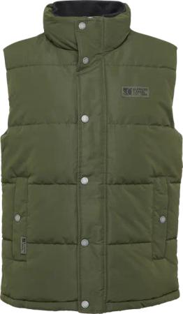 Sportive Steppweste mit Logo-Details