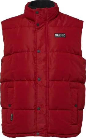 Sportive Steppweste mit Logo-Details