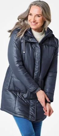 Sportiver Anorak mit warmer Wattierung - marine - Gr. 40 von Goldner Fashion