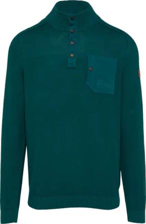 Sportiver Strick-Troyer im Fabricmix