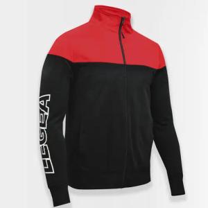 Sportjacke Oversize mit zip ONTARIO schwarz koralle