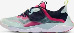 Sportschuhe Kinder leichtes Anziehen - Playful City blau/rosa