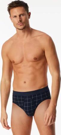 Sportslip Feininterlock Eingriff gemustert nachtblau - Fine Interlock 9