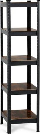 Stagecaptain Regal Heavyrack Design-Lagerregal Anthrazit, Steckregal Bücherregal Küchenregal Hochregal