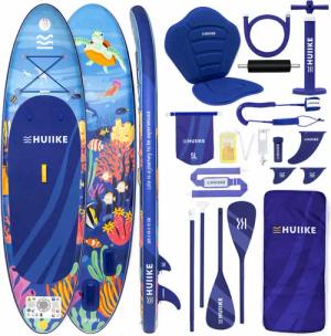 Stand Up Paddling Board Premium Zubehör, HUIIKE, Blau, große Stabilität