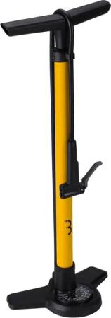 Standpumpe Manometer für Presta Dunlop und Schrader AirBoost 2.0 BFP-28 Gelb