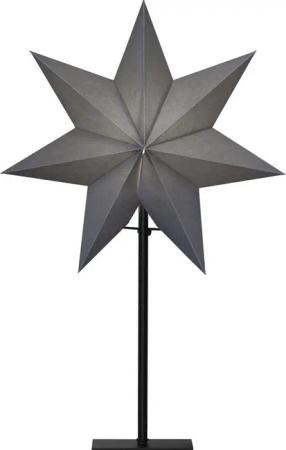 STAR TRADING LED Stern Standstern "Ozen", ohne Lochung, grau, E14, 55 cm