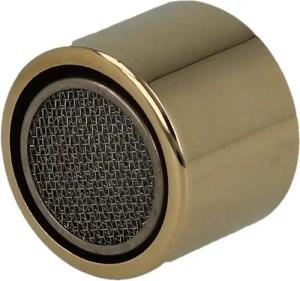 Stedo Strahlregler Mischdüse Strahlregler Luftsprudler Perlator M22x1 IG - Gold