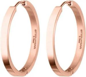 STEELWEAR Paar Creolen barcelona, in schlichtem Design