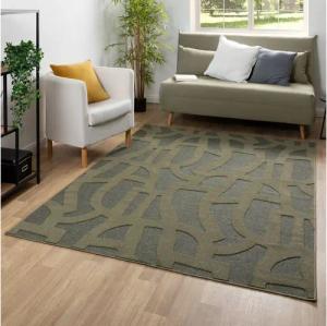 Steffensmeier Teppich Borneo, Rechteckig, Recyceltes Polyester, Hoch-Tiefstruktur