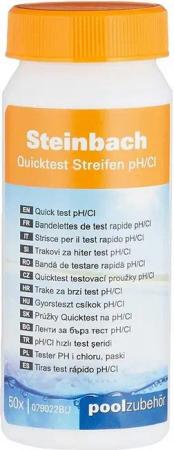 Steinbach Pool Poolpflege STEINBACH Quicktest Streifen für pH-Wert und freies Chlor, 50 Stk