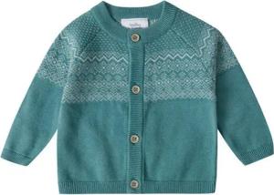 Stellou & friends Strickjacke Strickjacke mit Norweger-Muster Strickjacke mit Norweger-Muster