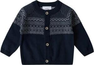 Stellou & friends Strickjacke Strickjacke mit Norweger-Muster Strickjacke mit Norweger-Muster