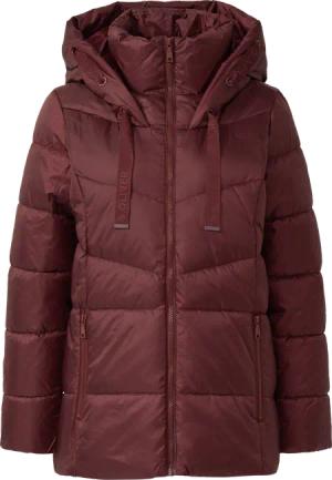 Steppjacke mit Stehkragen und Kapuze