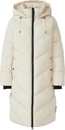 Steppmantel mit Teddyplüsch-Kapuze