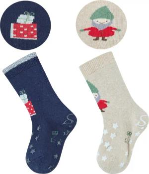 Sterntaler 2er-Pack ABS-Krabbelsocken Weihnachten