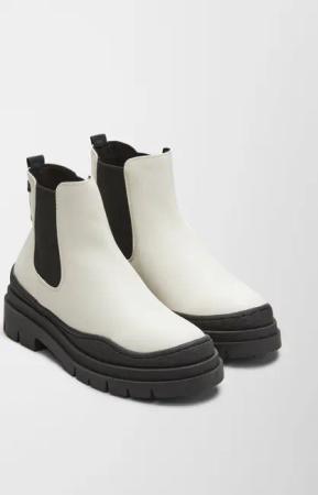 Stiefel in Leder-Optik