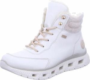 Stiefelette weiß 40