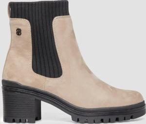 Stiefeletten mit Blockabsatz
