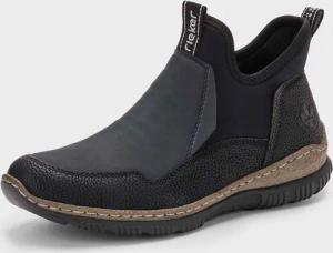 Stiefeletten mit Elastik-Einsatz - schwarz - Gr. 41 von Goldner Fashion