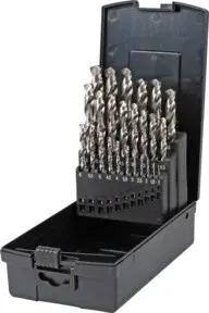 STIER Spiralbohrer-Set Premium DIN 338 HSS-Co5 1-13mm 25-teilig in Kassette