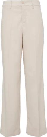 Stoffhose mit Wide Leg und Bügelfalten