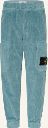 STONE ISLAND JUNIOR Cargohose Regular Tapered Fit aus Cord