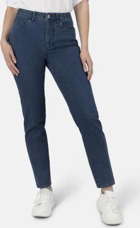 STOOKER WOMEN 5-Pocket-Jeans Nizza Denim Basic Tapered Fit Jeans Tapered Fit Casual Clean Wash Denim Jeans für Damen