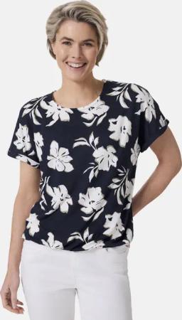 STOOKER WOMEN Kurzarmshirt "STCLEA Print T-Shirt" Regular Fit T-Shirt Spitzen- Shirt für Damen
