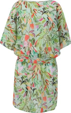 Strand-Tunika mit All-over-Print